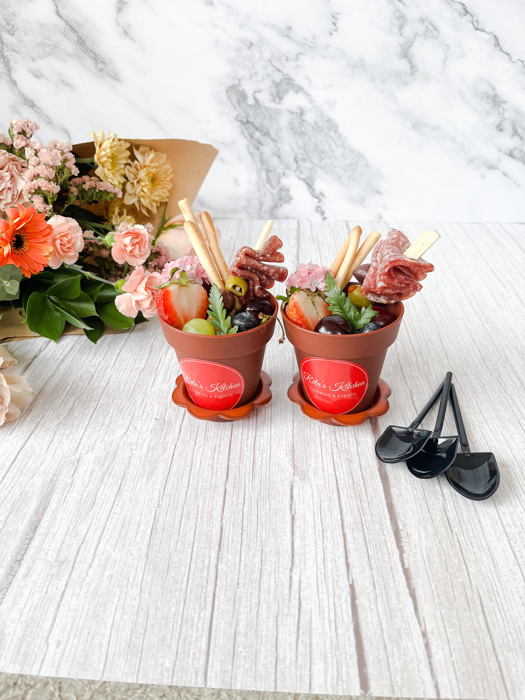Garden Charcuterie Cups